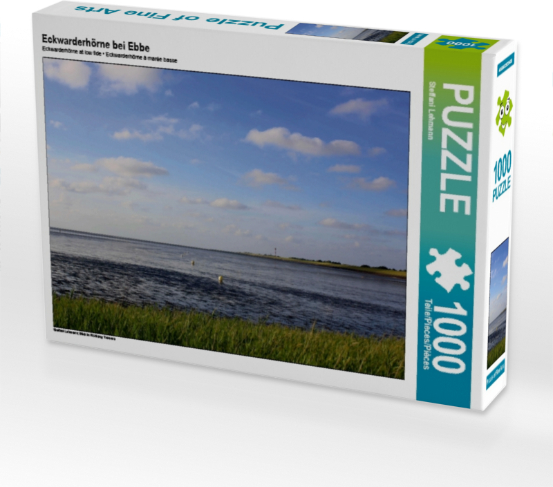 Calvendo Eckwarderhörne bei Ebbe 1000 Teile Puzzle quer 640x480mm, Lehmann Steffani; 7360719
