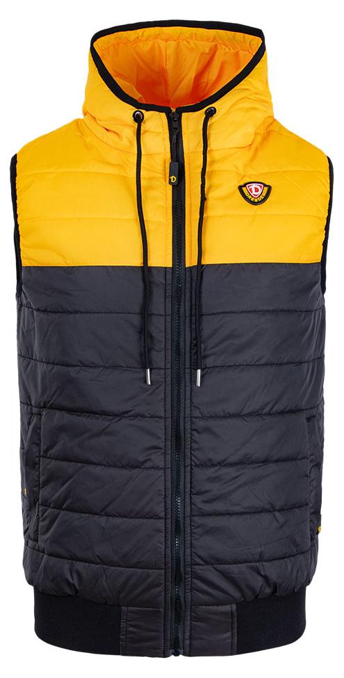 SG Dynamo Dresden Merchandising SG Dynamo DresdenSteppweste WAPPEN schwarz-gelb