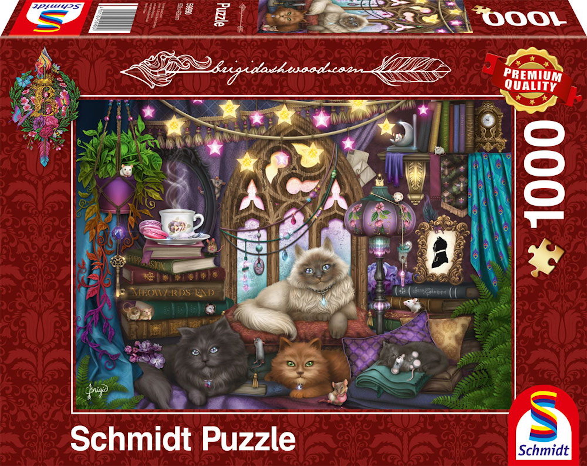 Schmidt Spiele SCHMIDT Puzzle Kä tzchen und Sofa 1000 Teile 59990