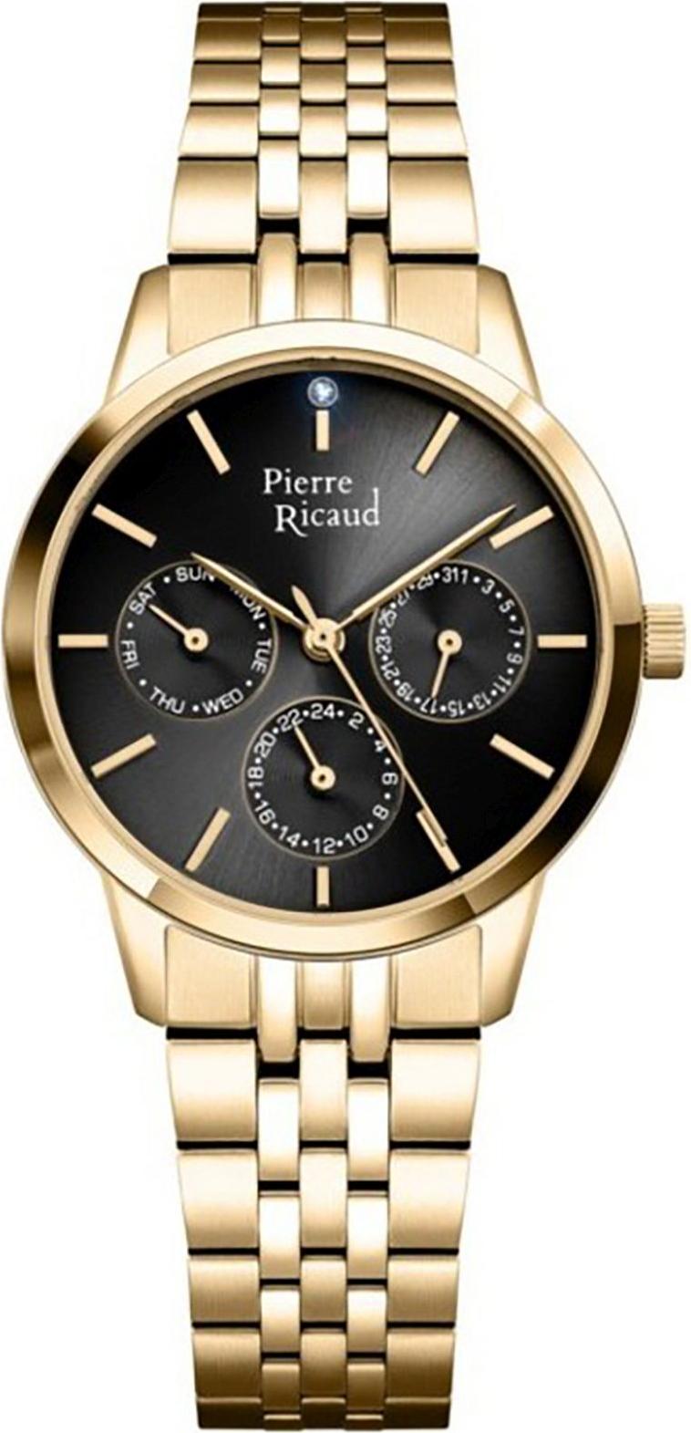 Zlaté hodinky Pierre Ricaud P21056.1114QF