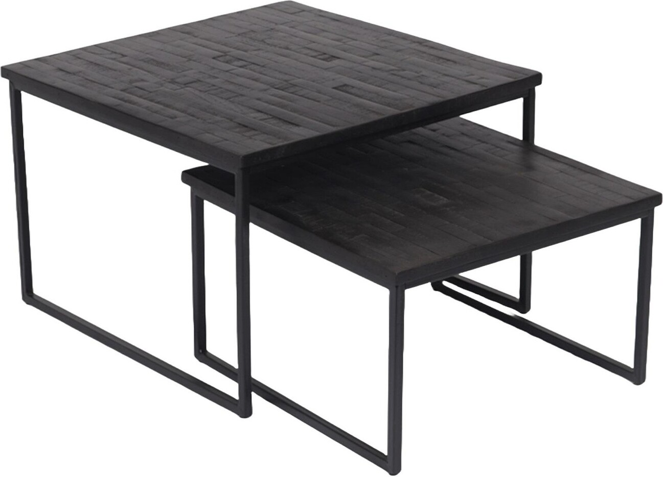 Natur24 Couchtisch 2-er Set 60 x 40 x 60 cm 92.516