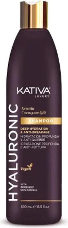 Kativa Hyaluronic Keratin & Coenzyme Q10 šampón 550 ml