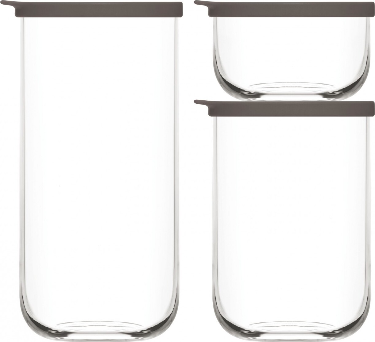 Emilja Vorratsdosen Glas Nora - 3tlg.Set