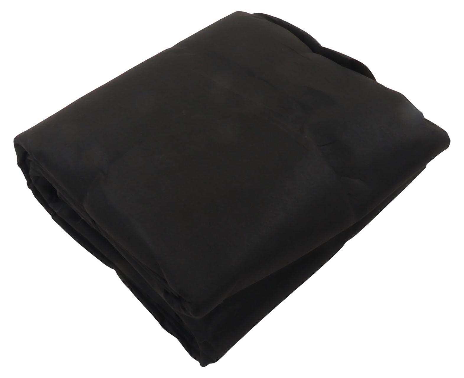 Gistuch Runde Schwimmbadmatte, Schwimmauskleidung, Bodenfilz-Schutztuch, 4 Meter, Schwarz