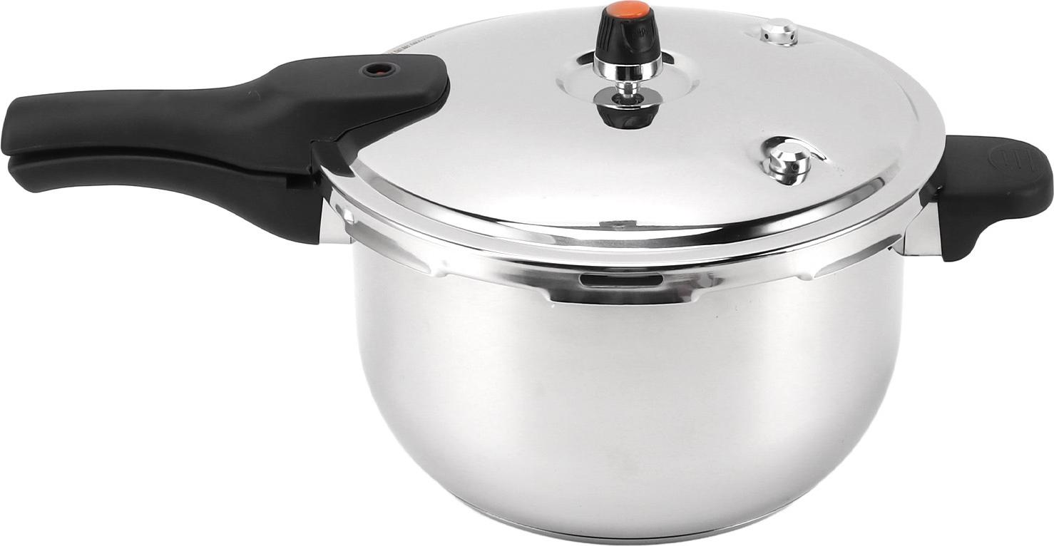 Tlakový hrniec Nerezová oceľ Výbušná skúška Multifunkčný s bezpečnostným ventilom 80 kPa Bezpečnostná rukoväť Hrniec na varenie Priemer 6 l 24 cm