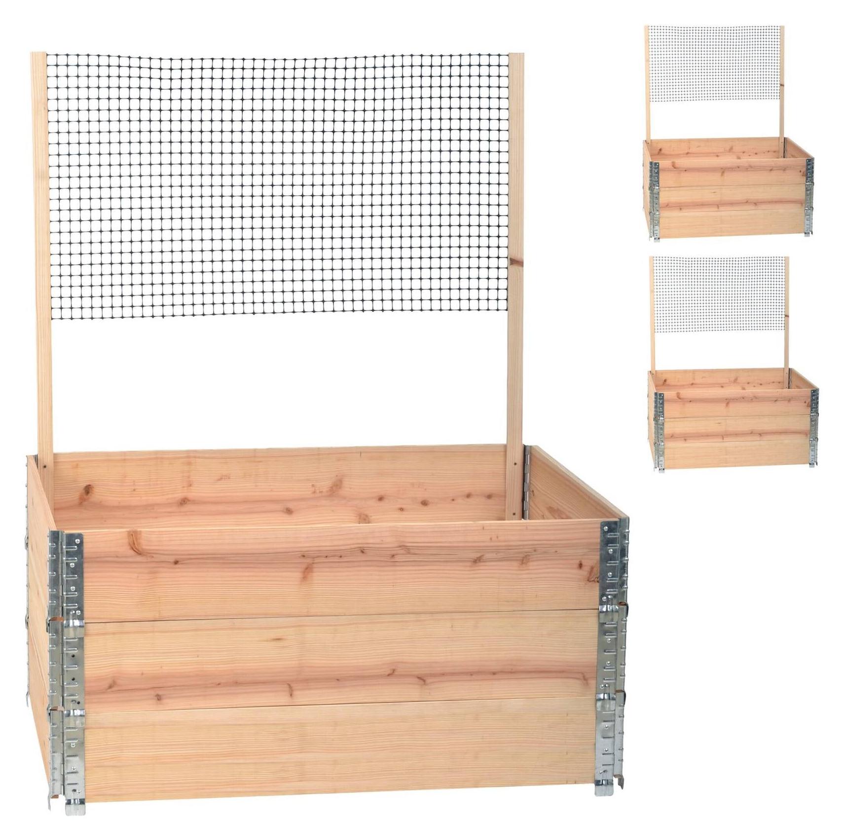 Northix Raised Garden Bed with Trellis for Vegetables & Herbs