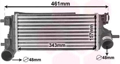 VAN WEZEL 18014703 Intercooler