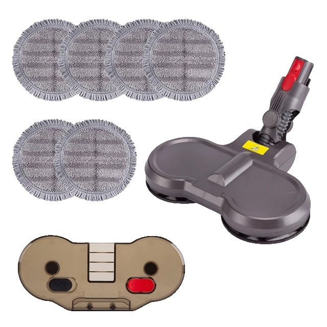 Elektrická mopová hlavica, mokré a suché čistenie, kompatibilná s Dyson V8-V11, V7 V8 V10 V11