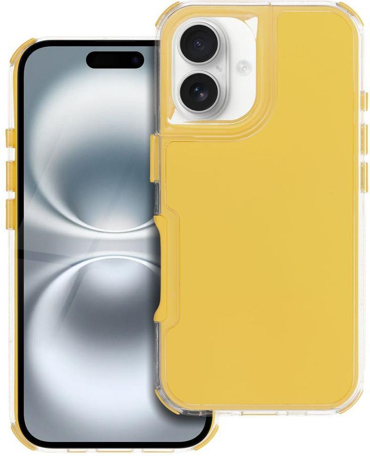 Puzdro na mobilný telefón MATRIX vhodné pre IPHONE 16 žlté