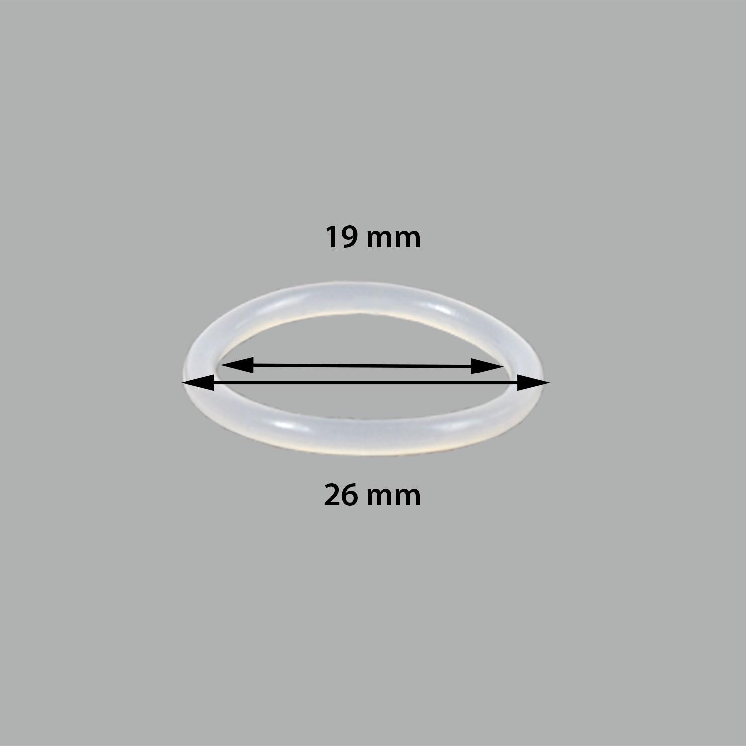 Gino Gelati Ringdichtung H für Softeismaschinen a= 19mm b= 26mm Ringdichtung-H