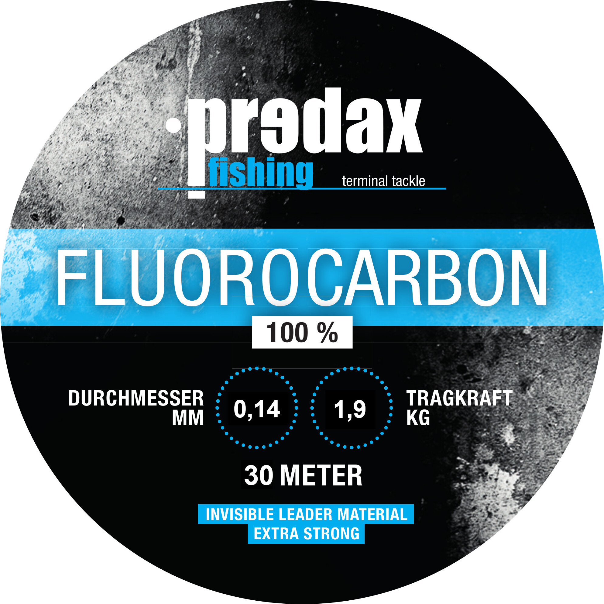 Predax Fluorocarbonschnur 0,14mm 1,9kg - 30m Fluorocarbon Schnur P84678