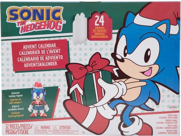 Adventný kalendár ježka Sonica