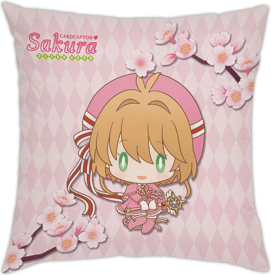 Sakami Merchandise Cardcaptor Sakura Clear Card Kissen Sakura & Kero-chan 35 x 35 cm 696