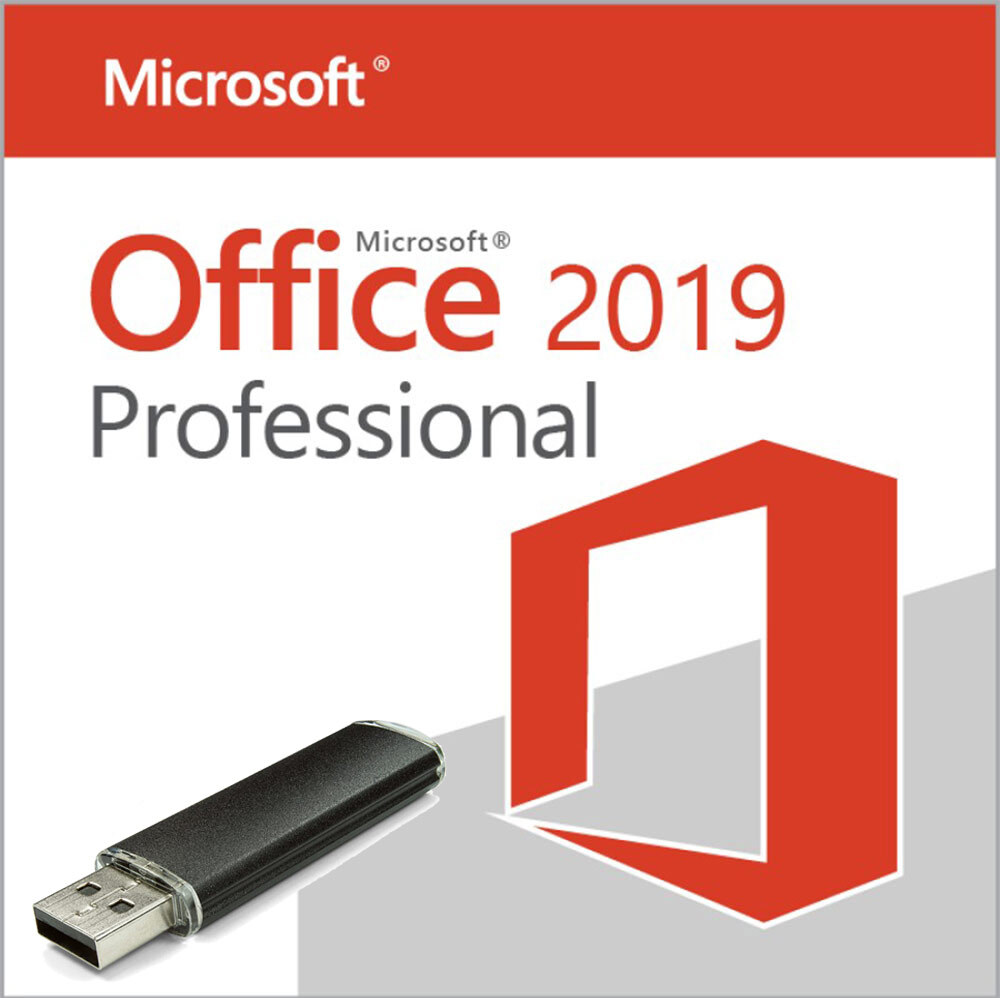 Microsoft Office 2019 Professional Plus 32/64 Bit Lizenz Produktschlüssel PC Notebook Key + Recovery USB-Stick Microsoft Office 2019 Professional Plus 32/64 Bit Lizenz Produktschlüssel PC Notebook Key + Recovery USB-Stick