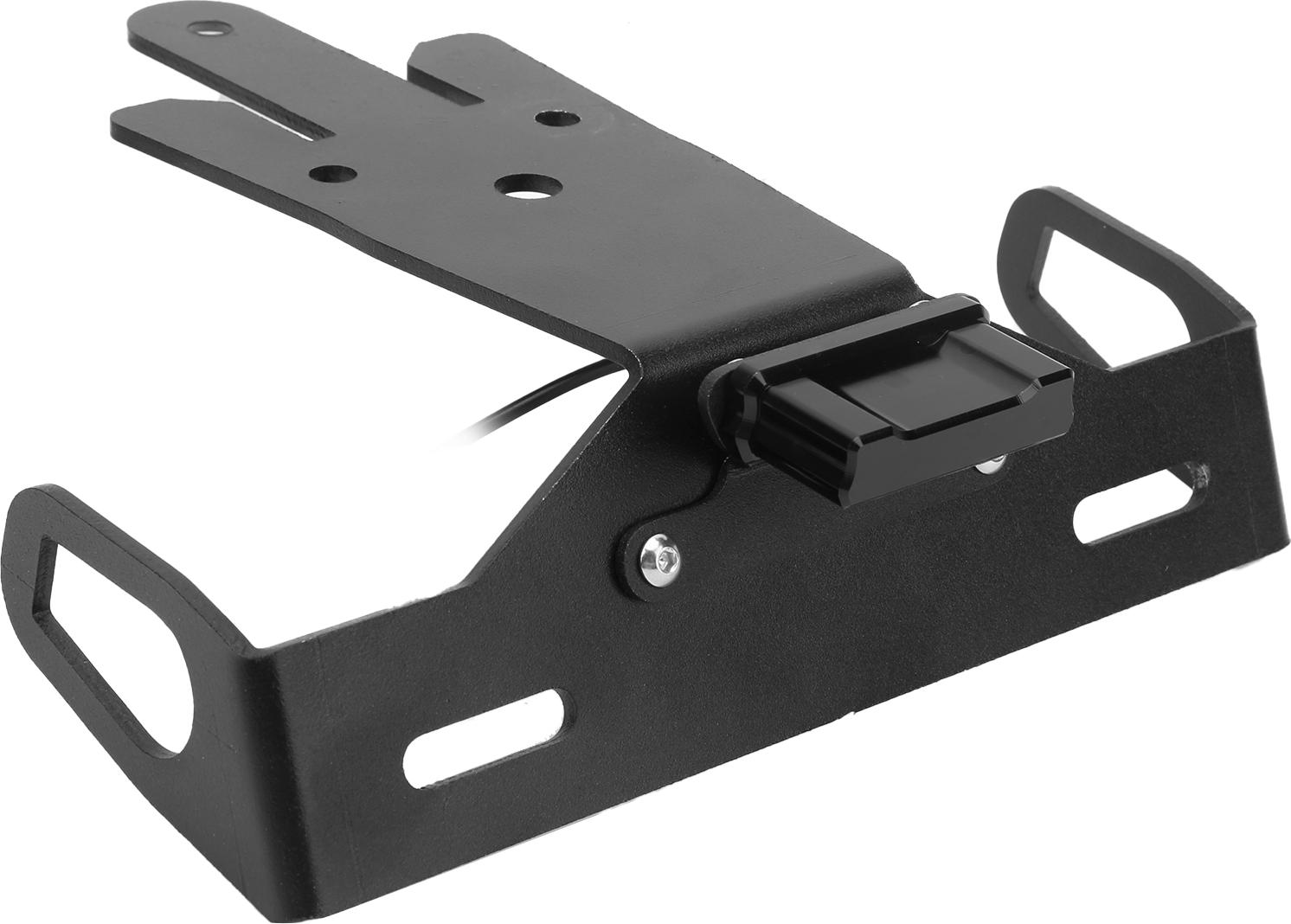 Cocosity Motorrad-Kennzeichenhalterung mit LED-Licht passend für Kawaski ER?6N/F 2012?2015