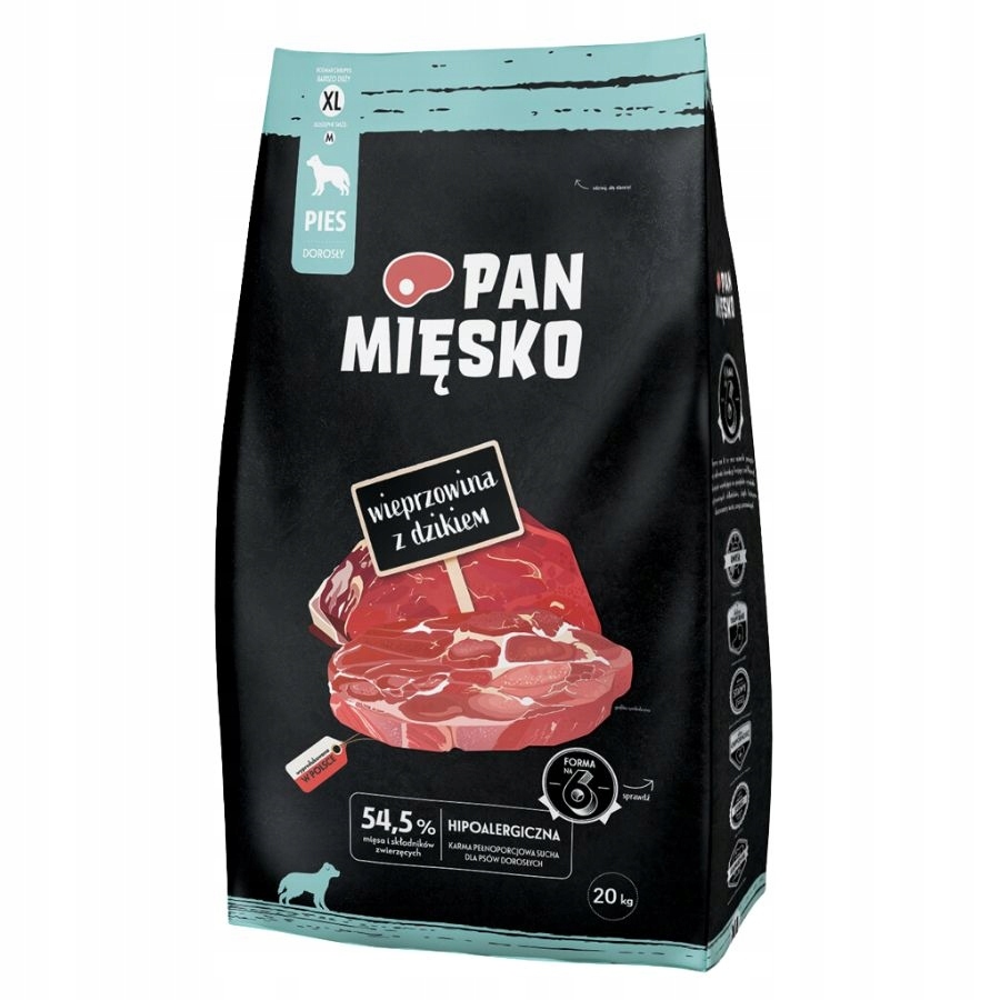 Pan Miesko PAN MEAT Schweinefleisch mit Wildschwein XL 20kg