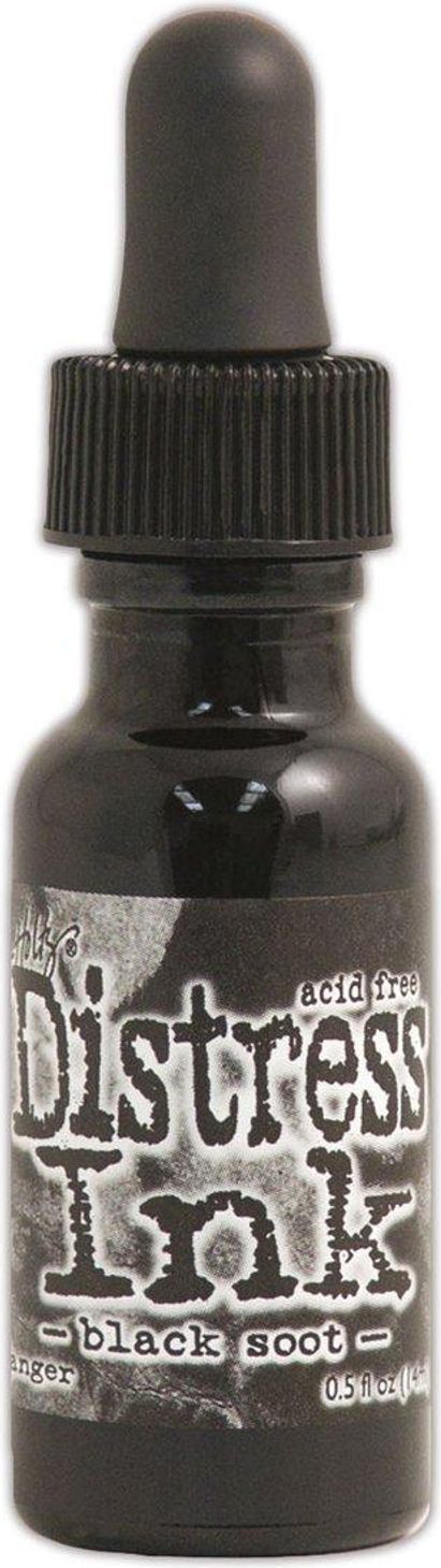 Ranger Ink Distress Ink Reinker Nachfüller für Distress-Stempelkissen - Black Soot
