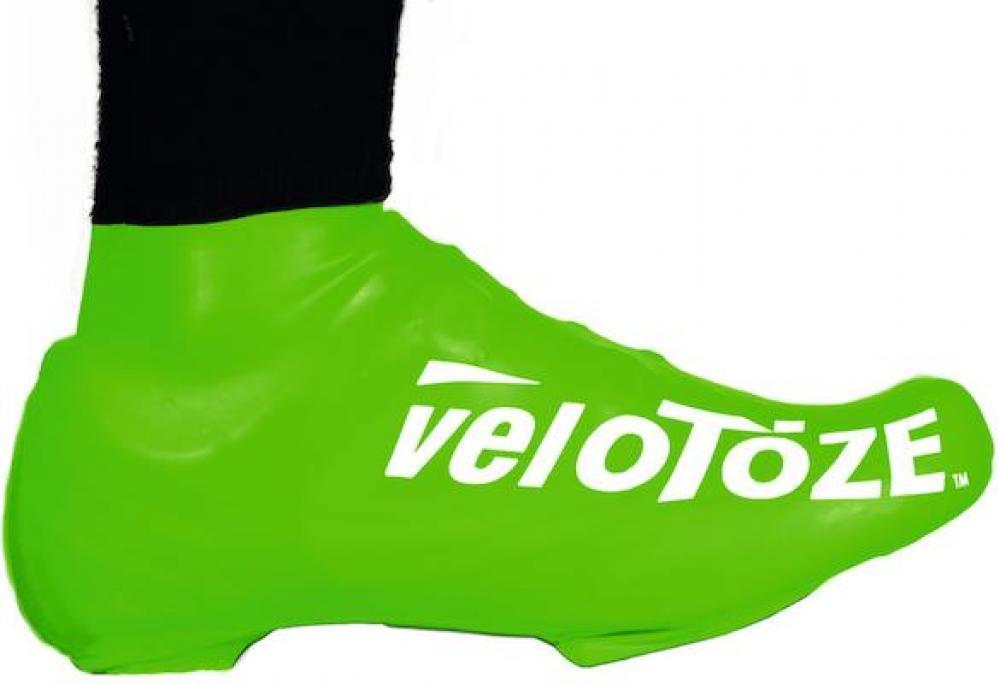 VeloToze Überschuh 2.0 kurz grün L/XL - wasserdichter Aero-Überschuh für kalt.... S2-VGR-005-L/XL