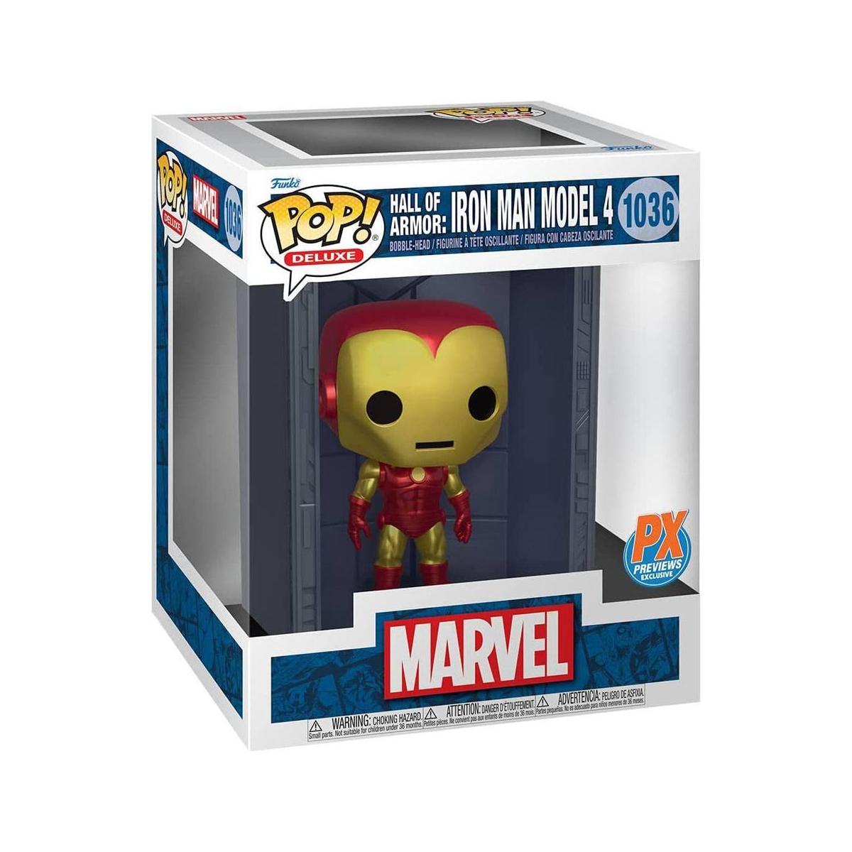 Marvel - Hall Of Armor Iron Man Model 4 1036 PX Previews Exclusive - Funko Pop! Deluxe FK62781