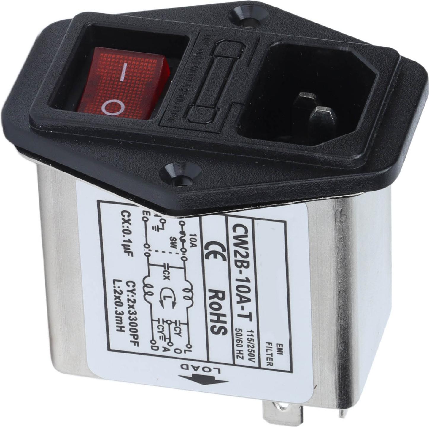 Cocosity EMI -Filter kleiner kompakter stabiler zuverl?ssiger Unterdrckungsger?uschvorr?te fr Laborger?te