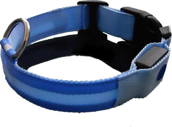 Alle Hersteller LED Pet Dog Collar Nacht Sicherheit Hund Flashing Collar - Blue S
