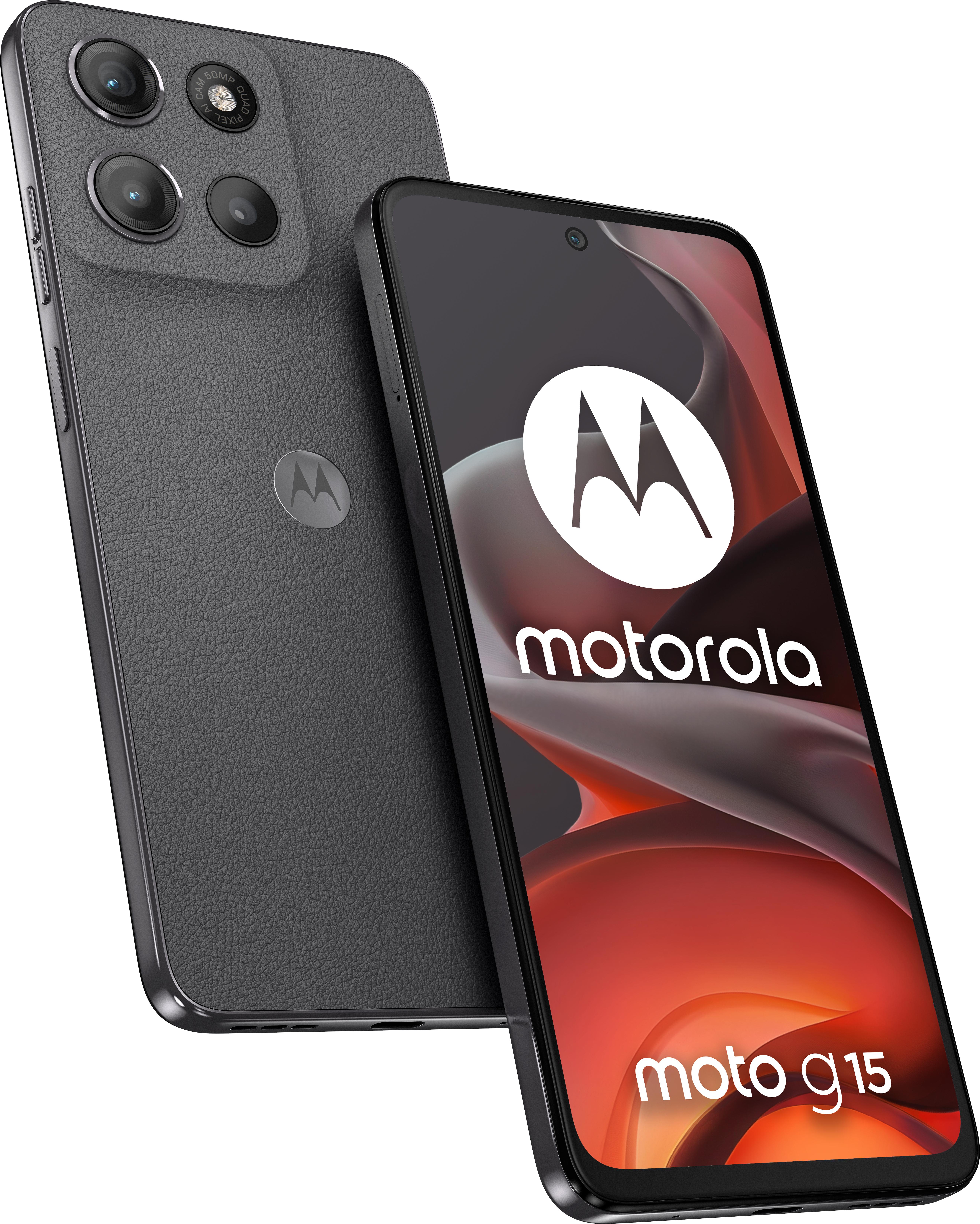 Motorola Solutions Motorola moto g15, 17,1 cm (6,72"), 8 GB, 128 GB, 50 MP, Android 15, Grau