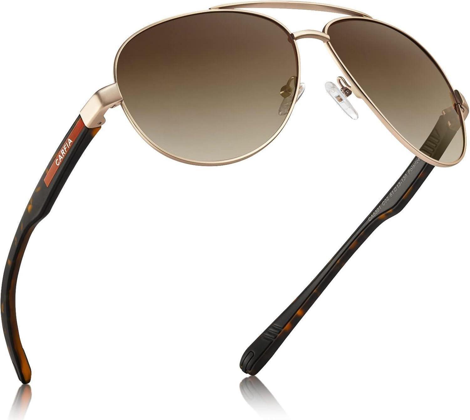 Sonstige CARFIA Herren Polarisierte Pilotenbrille UV400 Sport Sonnenbrille