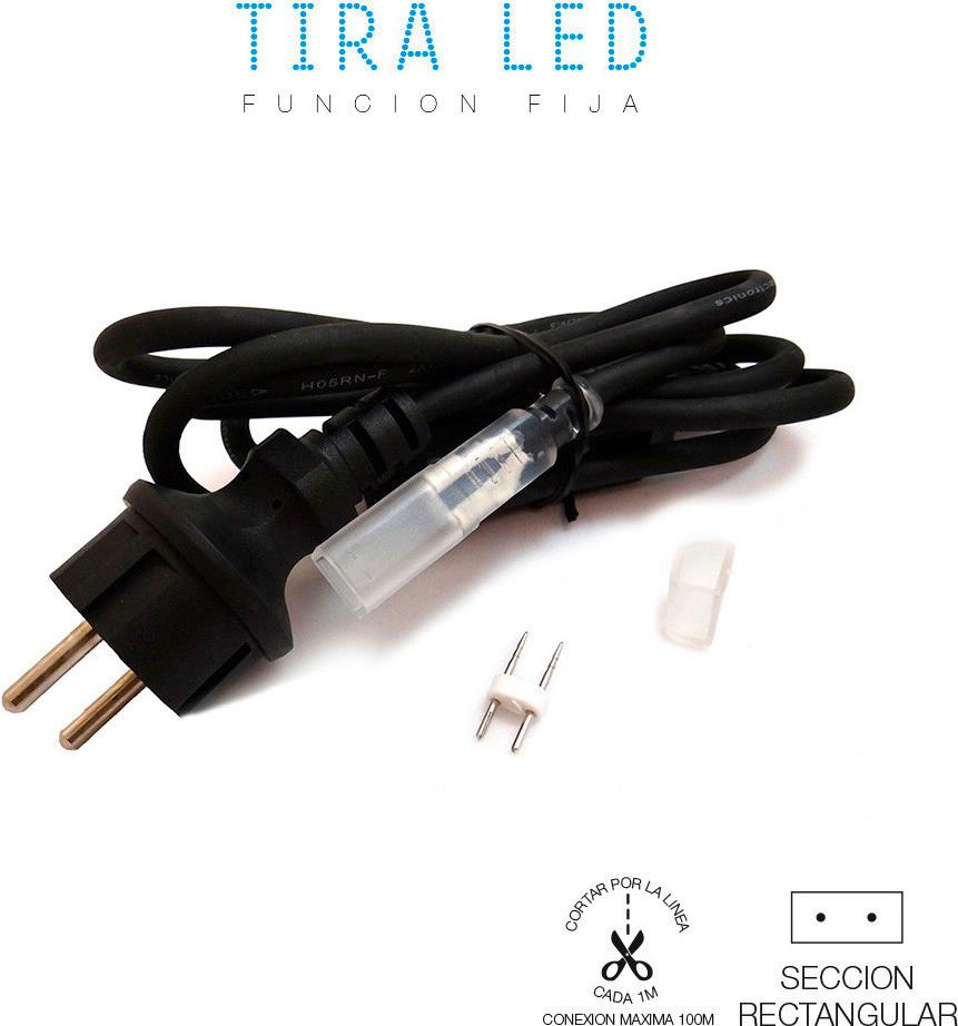 1,5m 220v Stromanschlusskit für LED-Leiste edm 31925