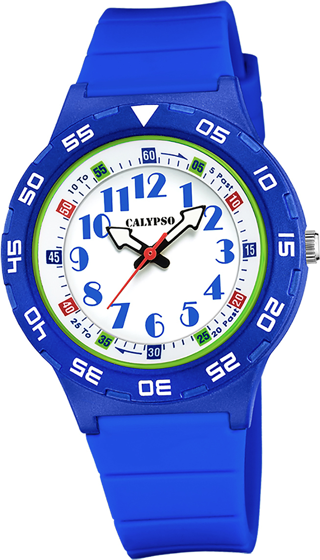 Detské hodinky Calypso plastové PUR modré Náramkové hodinky Calypso Junior D2UK5828/4