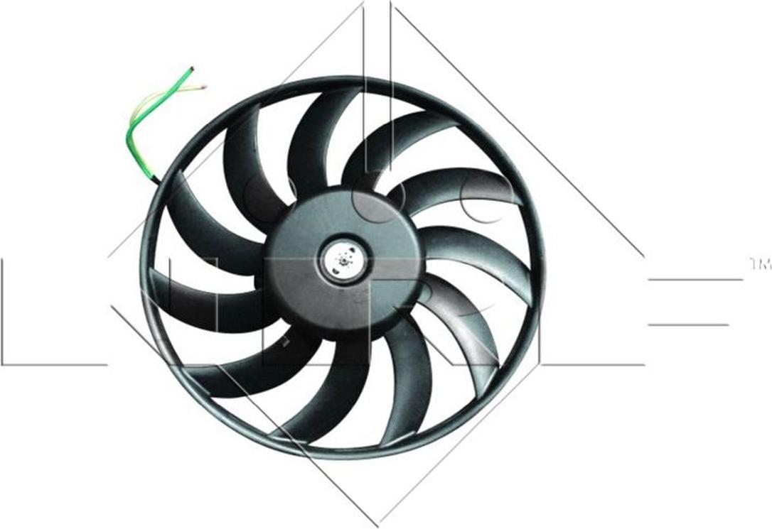 NRF 47420 Lüfter Motorkühlung Kühlerlüfter für AUDI A4 Avant (8ED, B7) Wasserkühler