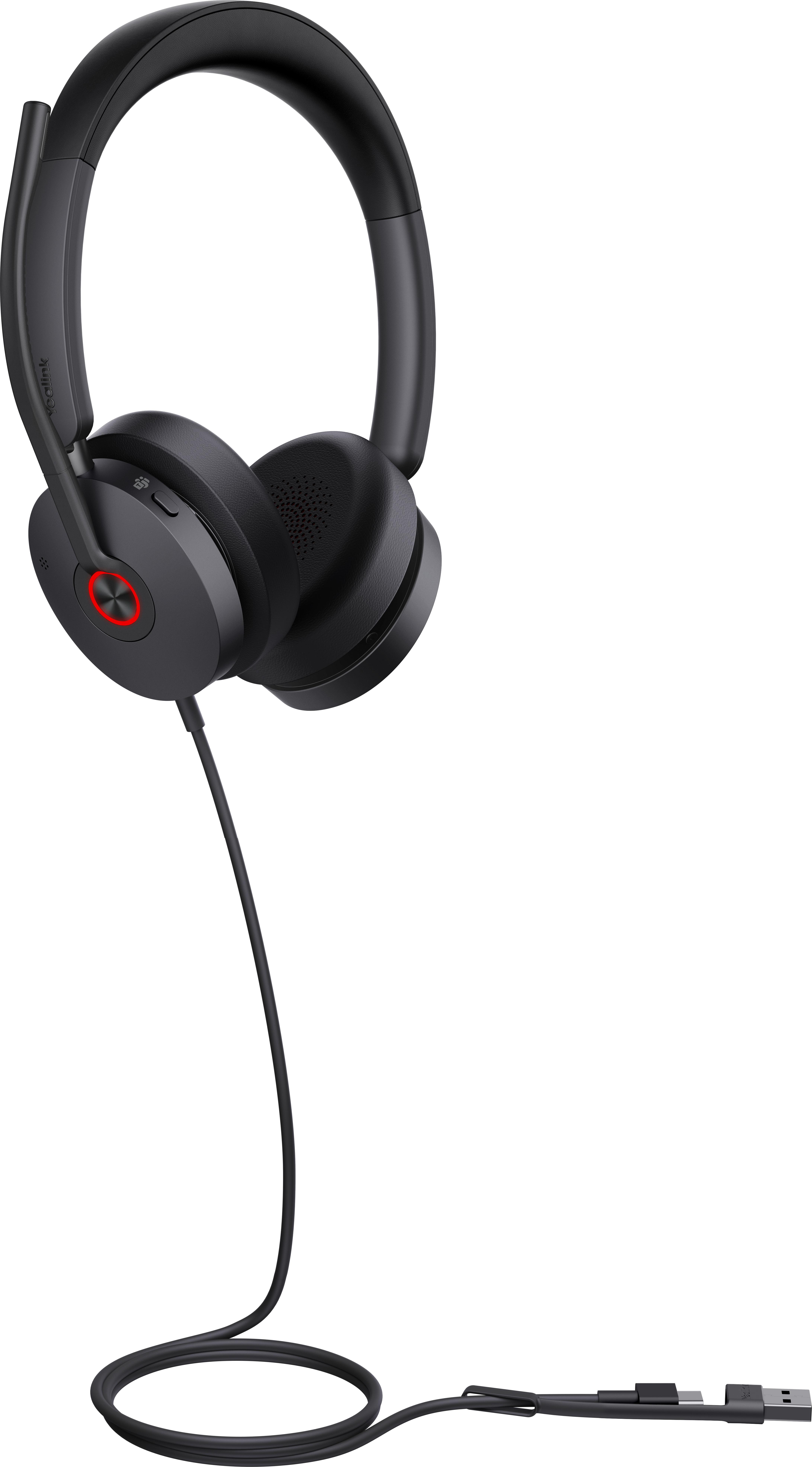 Yealink Headset UH48 SE Dual Teams USB-C/A - Headset - 20 KHz