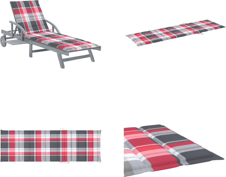 vidaXL Lehátko s opierkou Akáciové masívne drevo - Lehátko - Lehátka - Drevené ležadlo - Drevené ležadlá