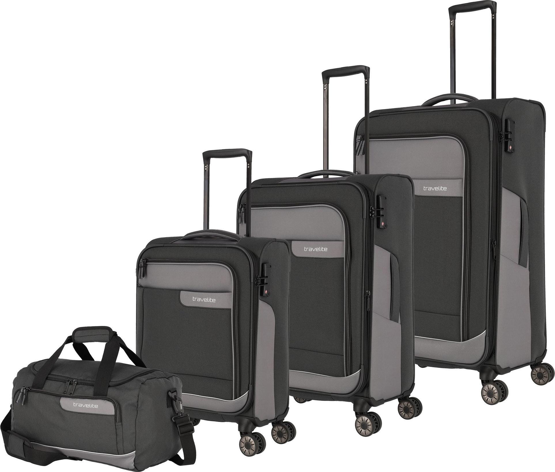 travelite VIIA 4W Trolley L / M / S Travelbag Slate grau 78cm 092840-04