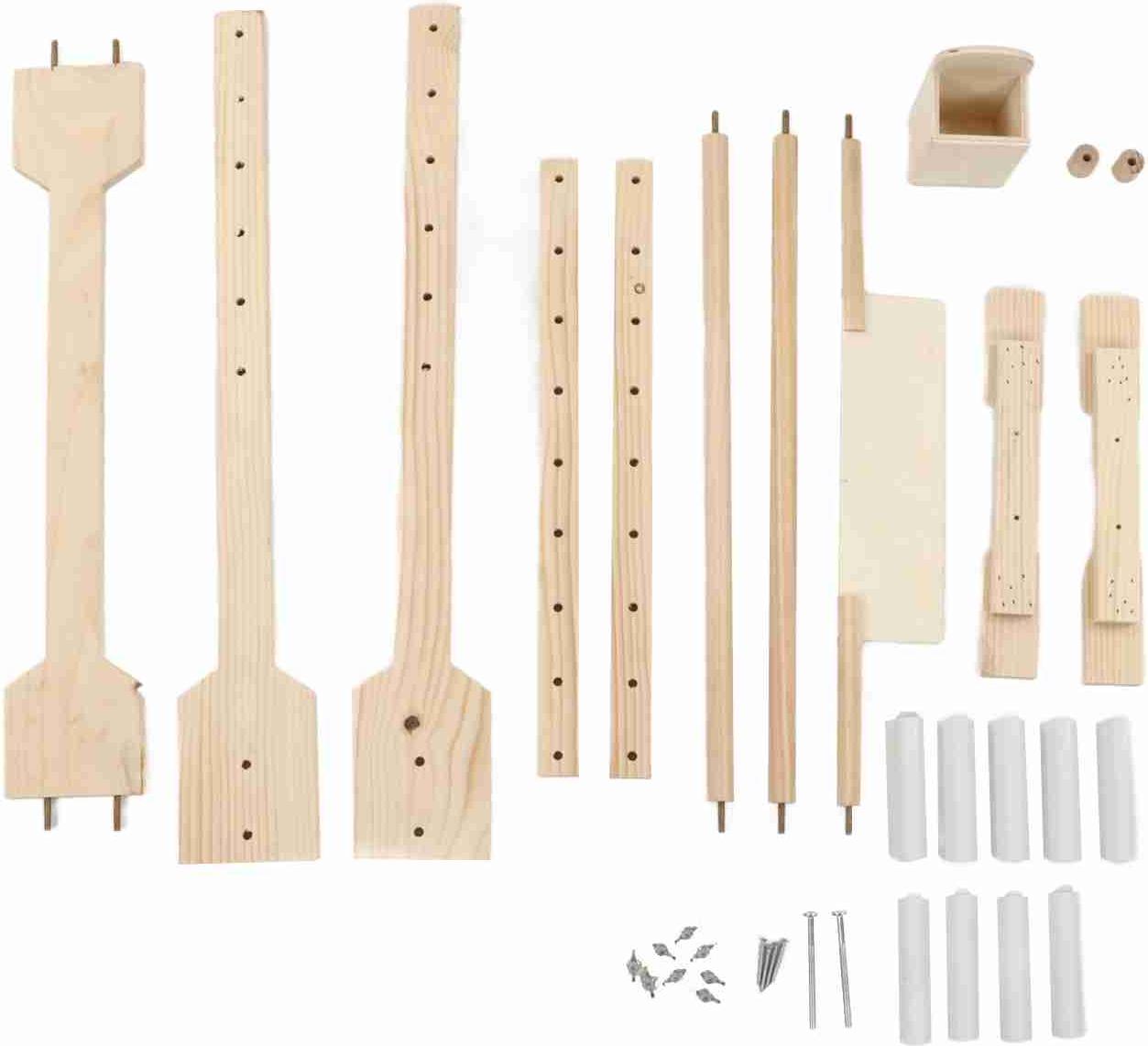Gistuch Stickstange, Tapissery Hoops 5 Adoptierte Höhe des Höhepunkts des Holzrahmens für Nadelarbeitsnähte auf dem 9CT-Bodenständer