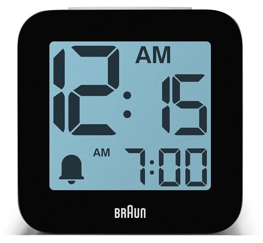 Braun BC25WP Sprechender Wecker 78mm