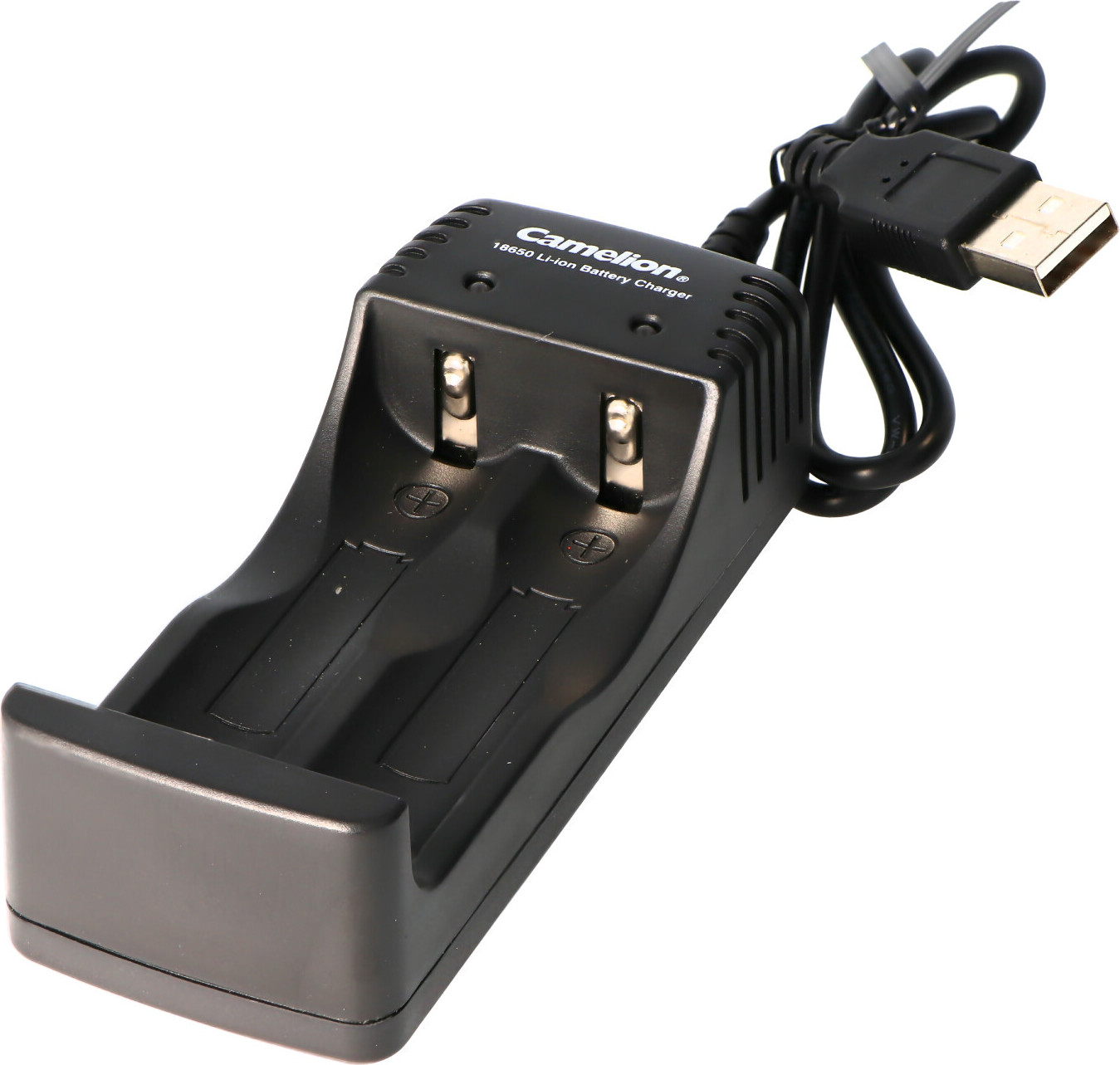 nabíjačka 18650 USB Li-Ion vrátane nabíjacieho kábla micro USB vhodná pre 1 alebo 2 batérie 18650 Li-Ion