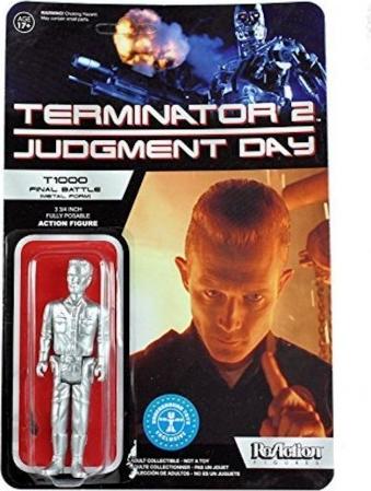 FUNKO REACTION TERMINATOR 2 T1000 METALLFORM VINTAGE RETRO FIGUR NEU! T 1000 Funko