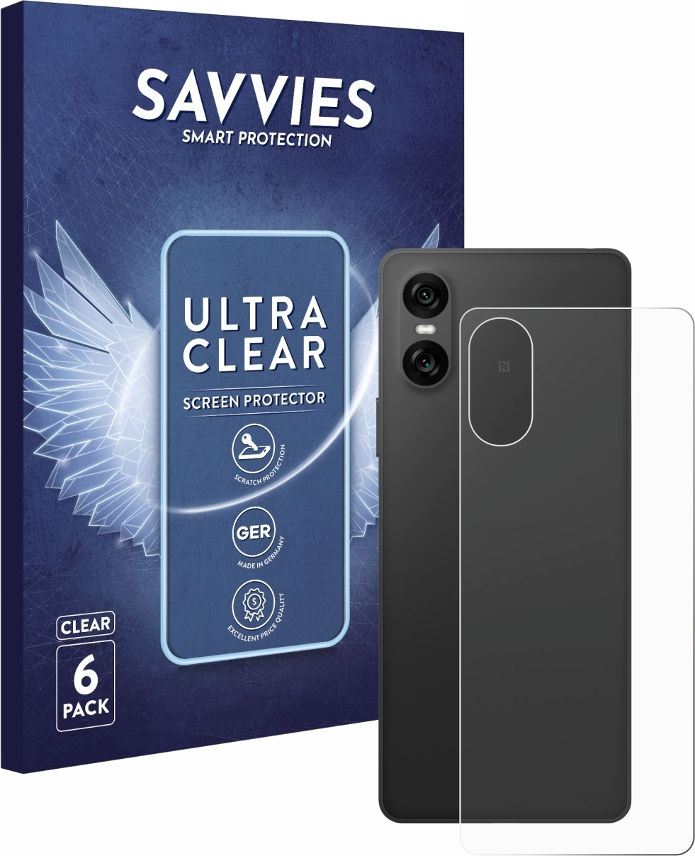 Savvies Kamera-Schutzfolie Für Sony Xperia 5 III – 6 Stück Ultra-klar & Passgenau | Made In Germany