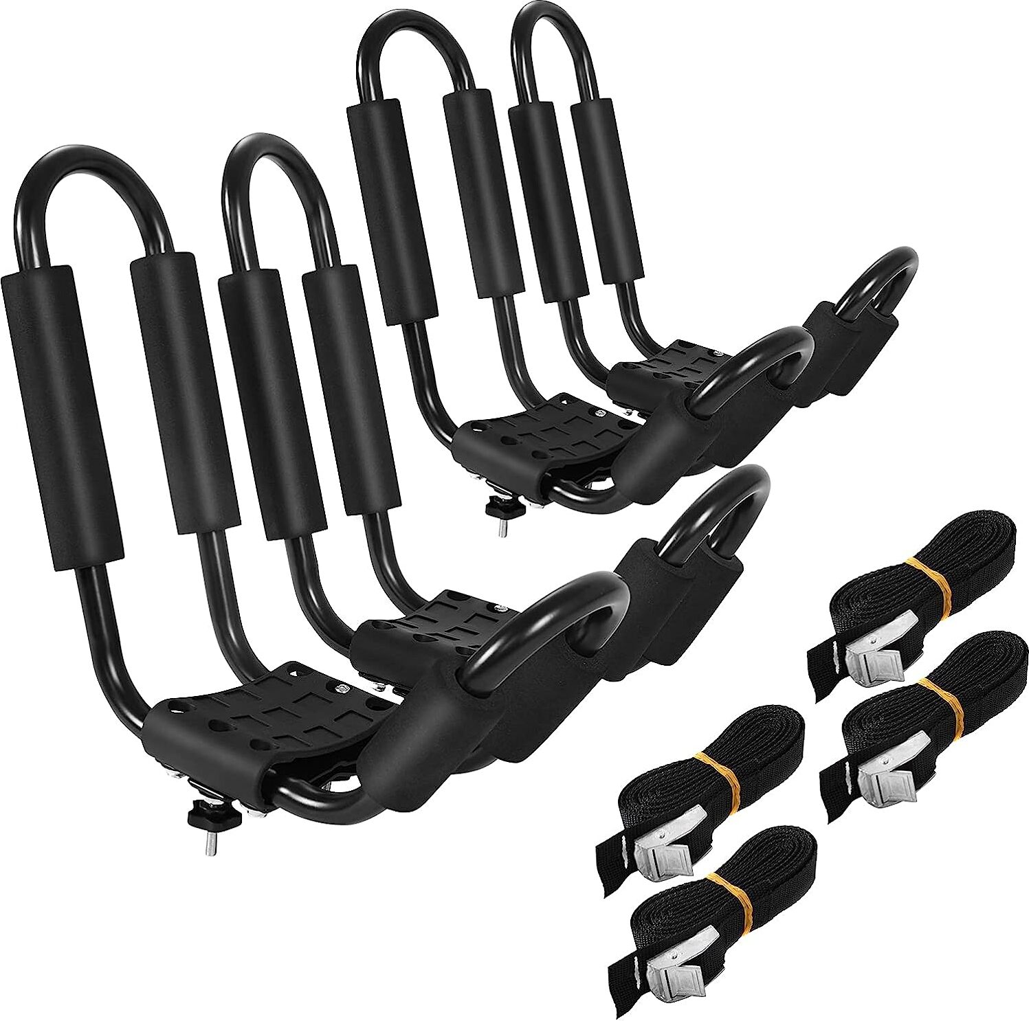 GOPLUS 4 x Kajakträger Kajakhalter Dachträger Bootsträger Kajakstütze Auto U-Form BU5605DE