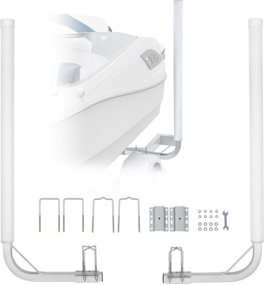 StarTech L-Form 1,2 m Anhängerpfahl für Bootsanhänger - Kurbelstütze Bootsführung 16 cm - Bootsanhänger Führungshilfe - Ersatzteile & Zubehör für Skiboot Fischerboot Segelbootanhänger CTCDGDLX48YCKI0L1V0