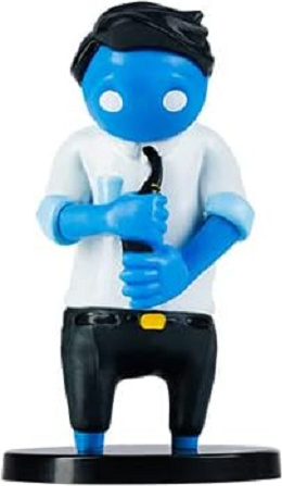 P.M.I. (PMI) PMI Gang Beasts Serie 1 F Street Blau 7cm