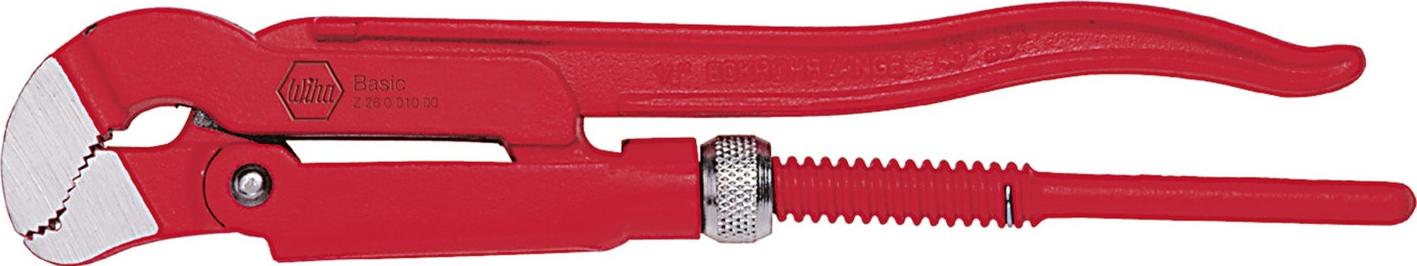 Wiha Rohrzange, Classic, Gesamt-L. 420mm Öffnungsweite 0-55mm 29436