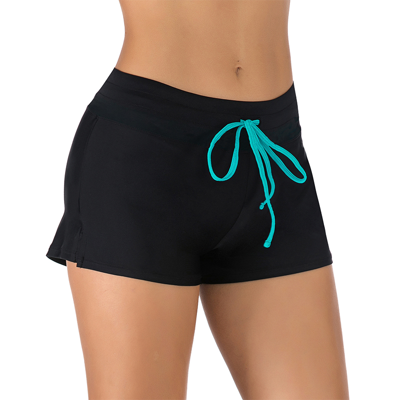 Frauen Tankini Shorts Unifarben Bikinihose Kaufland.de