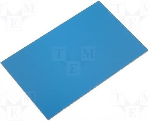 TNE 1x Laminat FR4 1,5mm L: 160mm W: 100mm doppelseitig FR4100X160/3535 Doppelseitige _1GH_FR4100X160/3535