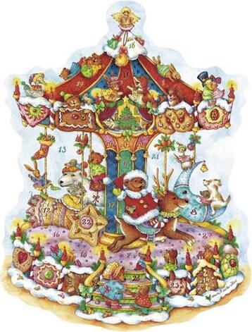 Adventný kalendár "Vianočný kolotoč"