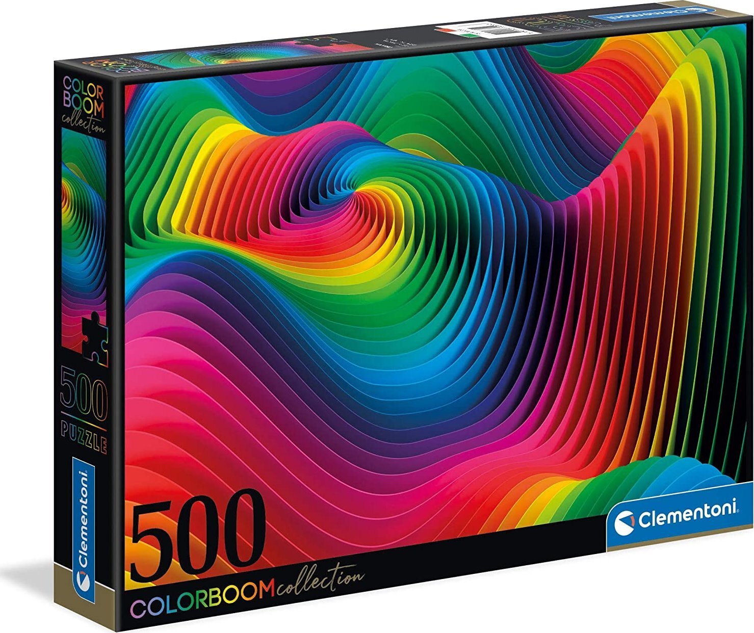 Clementoni Puzzle 500 elementów. Color boom. Fale WLP-Clementoni-35093