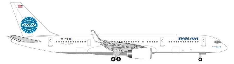 Herpa herpa - Pan Am Boeing 757-200 ''Tracing the Transatlantic'' 538602