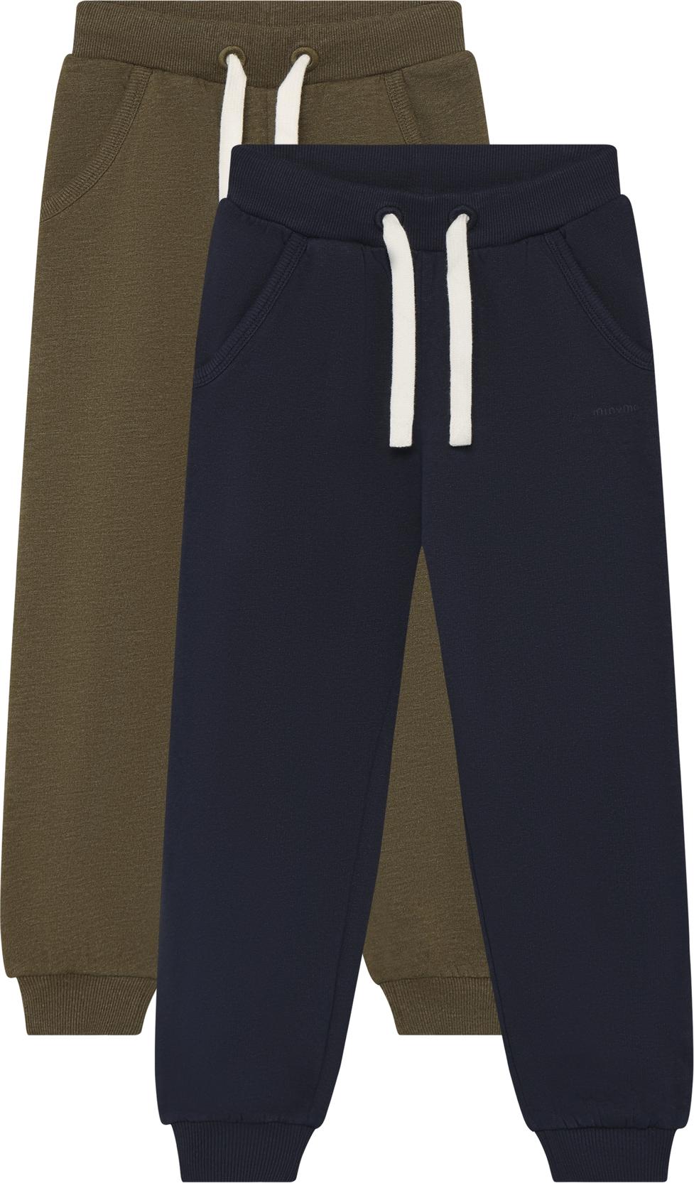 MINYMO MIBoys Jungen Hose Sweathose 2er Pack Baumwollmischung regular fit