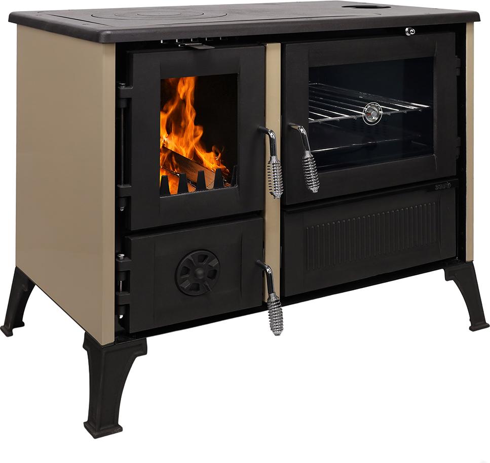 365® Küchenherd Cook Smart beige emailliert 8 kW Gusseisen A+