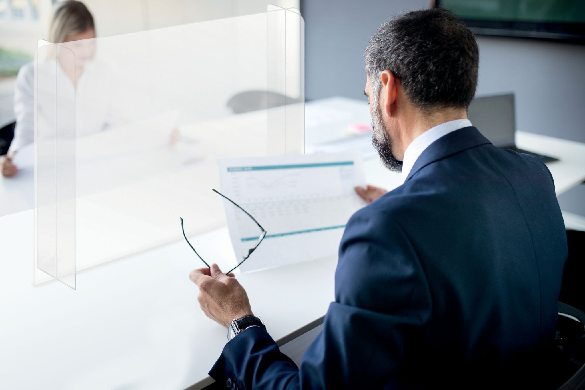 Tröpfchenschutzscheibe 1200x900mm FRANKEN SSW9012